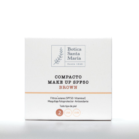BOTICA COMPACTO SPF 50 MAKE UP BROWN