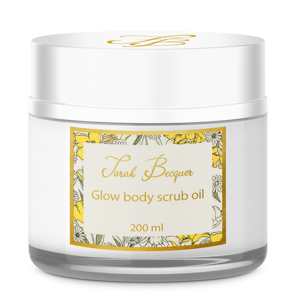 SARAH BECQUER GLOW BODY SCRUB OIL 200 ML