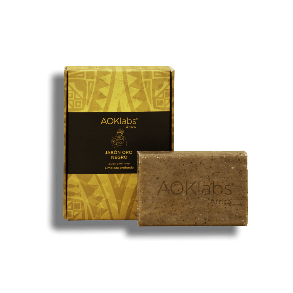 AOK LABS JABON ORO NEGRO PURO Y ARTESANAL