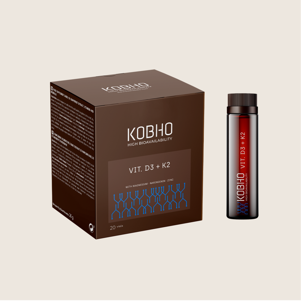 KOBHO VITAMINA D3 + K2  20 VIALES