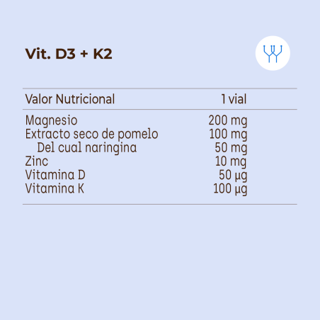 KOBHO VITAMINA D3 + K2  20 VIALES