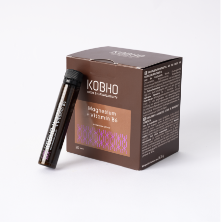 KOBHO MAGNESIUM + VITAMINA B6  20 VIALES