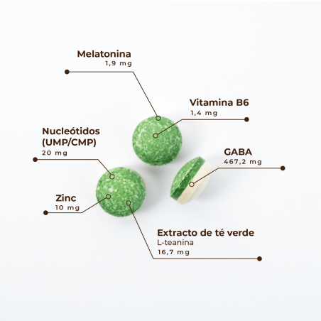 KOBHO MELATONINA + L-TRYPTOPHANO 60 TABLETAS