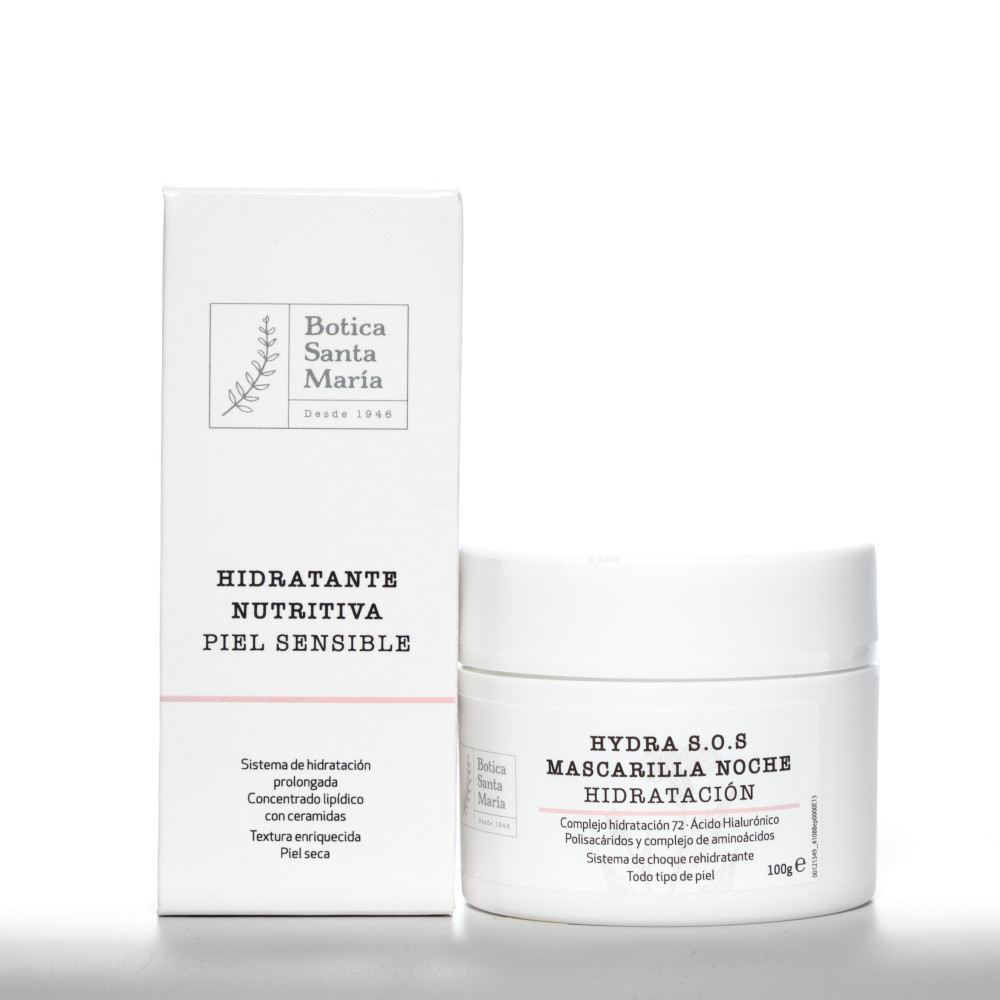 BOTICA PACK HYDRA SOS MASCARILLA + HIDRATANTE NUTRITIVA