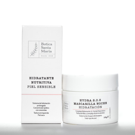 BOTICA PACK HYDRA SOS MASCARILLA + HIDRATANTE NUTRITIVA